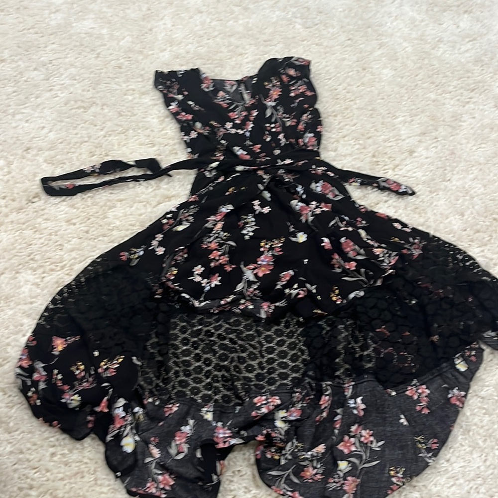 Cute short romper with over skirt